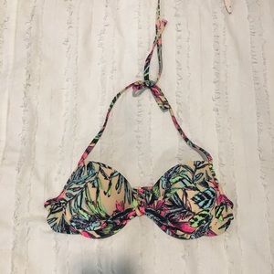 Xhilaration printed bikini top